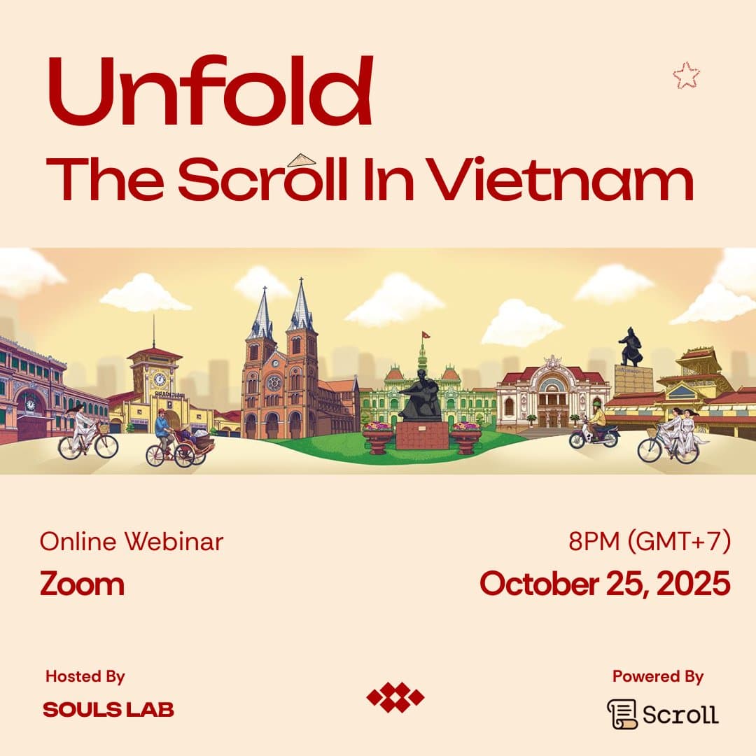 Unfold The Scroll in Vietnam, hosted by Souls Labs